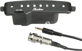 SHADOW Pastilla Shadow SH 145 Doble Activa Microphone Magnétique Guitare Acoustique Noire