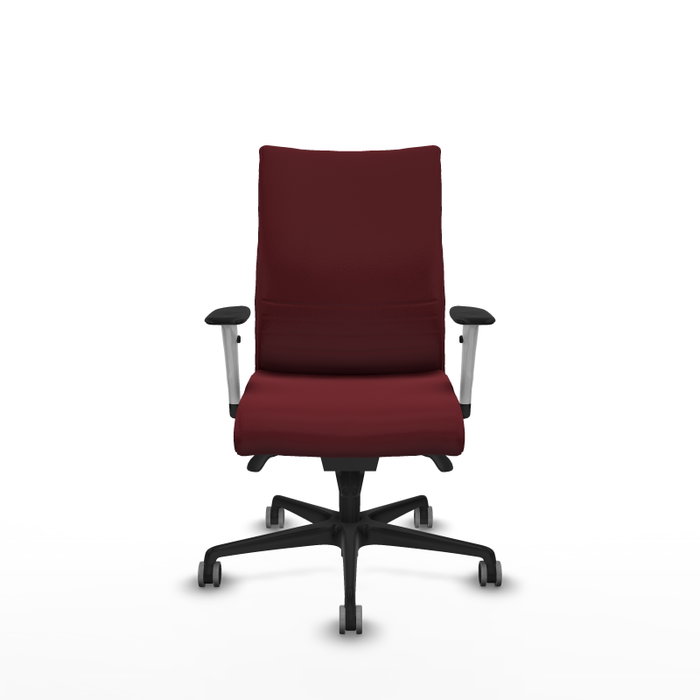Piqueras Y Crespo Chaise de bureau Albacete confidente, Similicuir Granat, Mécanisme Sincro Piqueras Y Crespo Chaise de bureau Albacete confidente, Similicuir Granat, Mécanisme Sincro