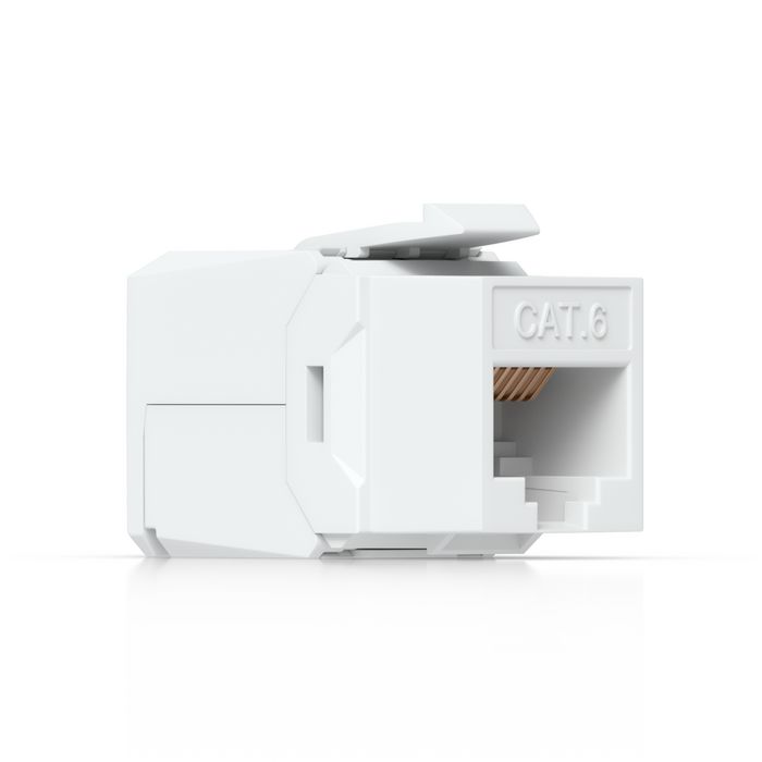 Ubiquiti Cat6 Keystone Jack, Lot de 12, Blanc Ubiquiti Cat6 Keystone Jack, Lot de 12, Blanc