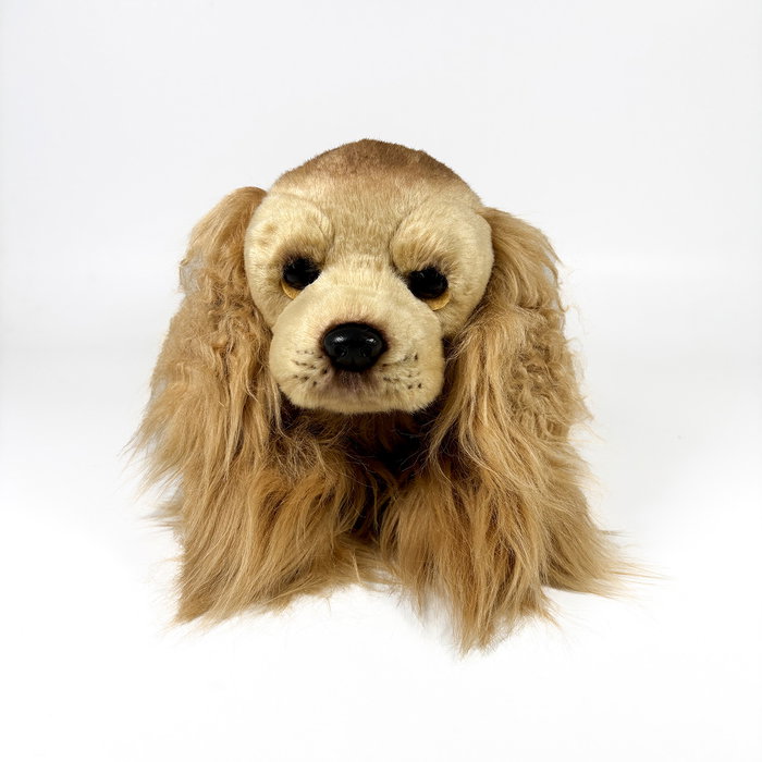 Deqube Peluche Chien Cocker Spaniel Couché 25cm - Jouet Bocalan Deqube Peluche Chien Cocker Spaniel Couché 25cm - Jouet Bocalan