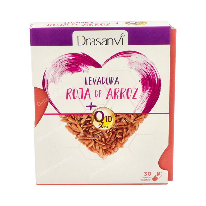DRASANVI Levure Rouge de Riz + Coenzyme Q10 30 capsules DRASANVI Levure Rouge de Riz + Coenzyme Q10 30 capsules