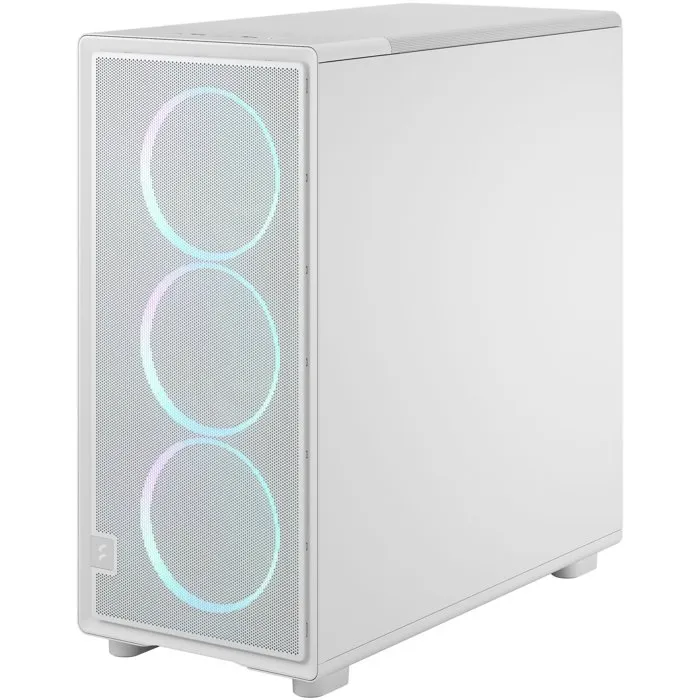 Fractal Design FD-C-EPO1X-05 Boîtier PC Epoch XL Blanc TG RGB Tint Clair - Compatible E-ATX, GPU 425 mm, Watercooling, 3 Ventilateurs Momentum 14, USB-C 20 Gbit/s, Design Épuré