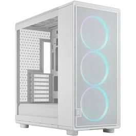 Fractal Design FD-C-EPO1X-05 Boîtier PC Epoch XL Blanc TG RGB Tint Clair - Compatible E-ATX, GPU 425 mm, Watercooling, 3 Ventilateurs Momentum 14, USB-C 20 Gbit/s, Design Épuré
