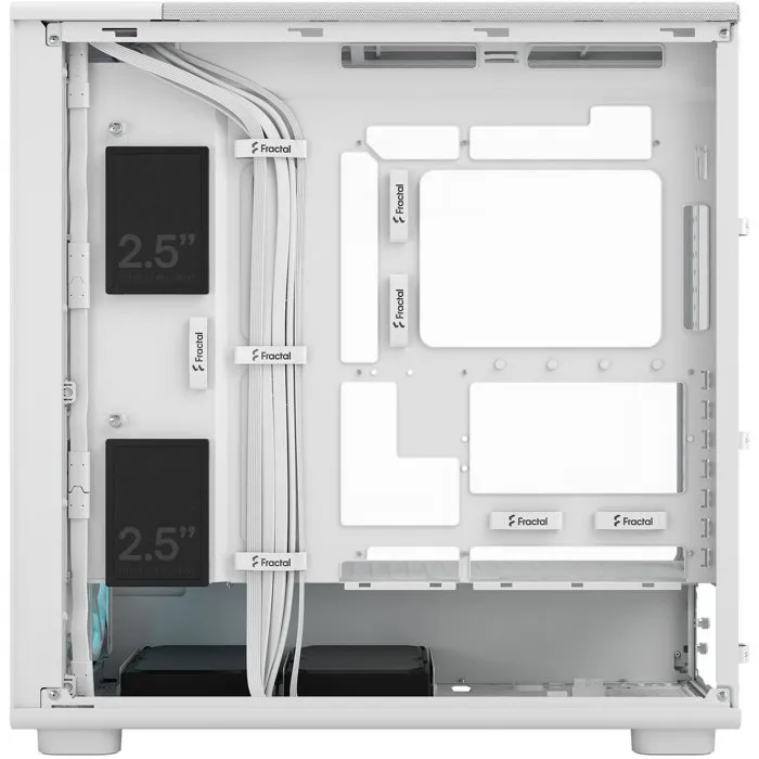 Fractal Design FD-C-EPO1X-05 Boîtier PC Epoch XL Blanc TG RGB Tint Clair - Compatible E-ATX, GPU 425 mm, Watercooling, 3 Ventilateurs Momentum 14, USB-C 20 Gbit/s, Design Épuré