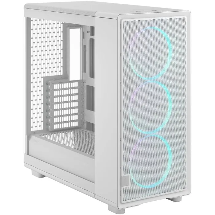 Fractal Design FD-C-EPO1X-05 Boîtier PC Epoch XL Blanc TG RGB Tint Clair - Compatible E-ATX, GPU 425 mm, Watercooling, 3 Ventilateurs Momentum 14, USB-C 20 Gbit/s, Design Épuré