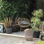 Deroma Pot de fleurs carré Quadro Origin - 12 L - Anthracite