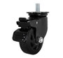 B-Tech BT8380-CASTORS - Roulettes avec frein non marquantes pour pieds System X, 2 pièces avec matériel de fixation