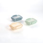 Quid Set 3 Récipients Hermétiques Plastique Minimal 11,5x8x5 cm Beige (Micro-ondes, Réfrigérateur, Lave-vaisselle)