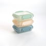 Ensemble de contenants de cuisine hermétiques empilables Quid Minimal 11,5 x 8 x 5 cm 3 Pièces