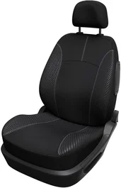 XLC Housse de siège auto universelle compatible Airbags - Noir - 3 pièces