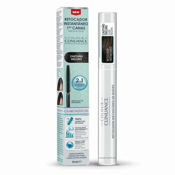 Clearé Institute Colour Clinuance Retoucheur de Sourcils et Racines Grises Brun Foncé 10 ml