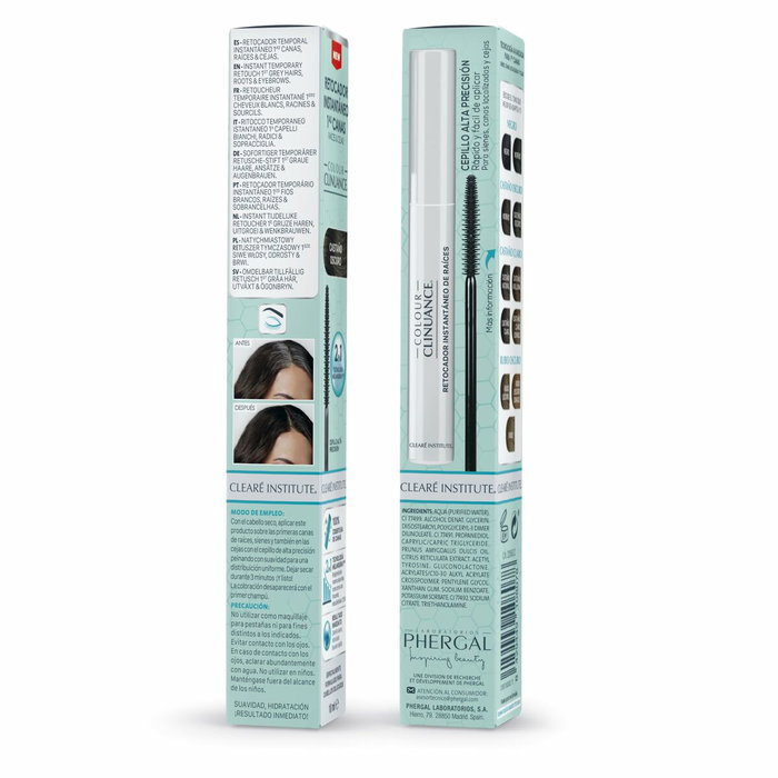 Clearé Institute Colour Clinuance Retoucheur de Sourcils et Racines Grises Brun Foncé 10 ml