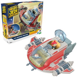 Hasbro Star Wars The Crimson Firehawk Véhicule avec 2 Figures Nash Durango et RJ-83 pour Enfants +3 ans - Réf. F7878