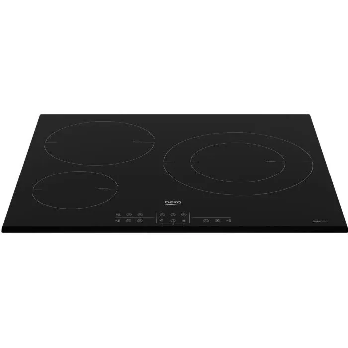 Beko HII63200MTB Plaque de cuisson à induction 3 feux 7200 W 58x51 cm avec Smart Access