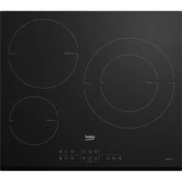 Beko HII63200MTB Plaque de cuisson à induction 3 feux 7200 W 58x51 cm avec Smart Access