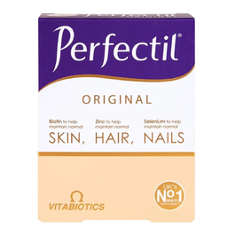 Vitabiotics Perfectil Original Complément Alimentaire - Biotine, Zinc & Sélénium pour une Peau, des Cheveux et des Ongles en Bonne Santé - 30 Capsules