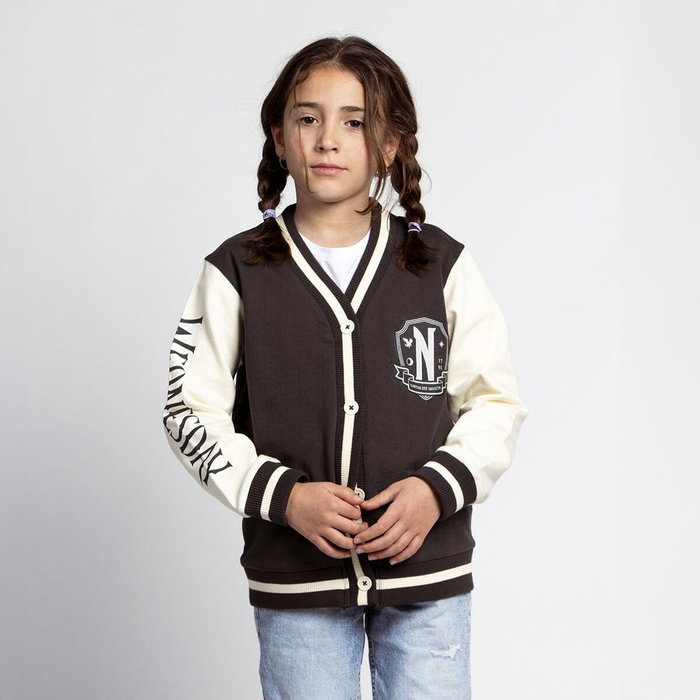 Wednesday Sweat sans capuche unisexe Gris foncé 12 ans