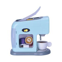 TACHAN Cafetera Capsulas T01004 - Cafetière à Capsules Jouet avec Dispensateur, Effets de Son et Lumière pour Enfants, Jeu d'Imitation, 3 Ans et Plus