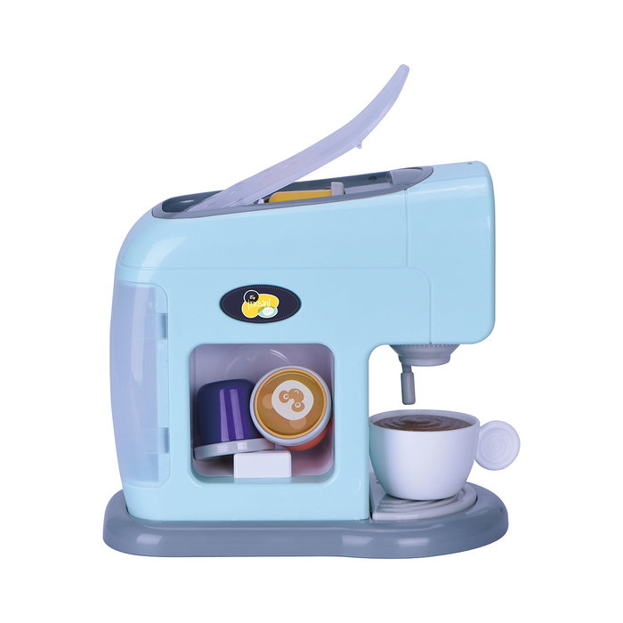 TACHAN Cafetera Capsulas T01004 - Cafetière à Capsules Jouet avec Dispensateur, Effets de Son et Lumière pour Enfants, Jeu d'Imitation, 3 Ans et Plus TACHAN Cafetera Capsulas T01004 - Cafetière à Capsules Jouet avec Dispensateur, Effets de Son et Lumière pour Enfants, Jeu d'Imitation, 3 Ans et Plus