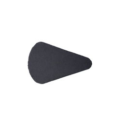 Quid Plateau Ardoise Triangulaire Gastro Fun Noir 20x13 cm (12 Unités) en Minéral