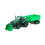 POLESIE - Tracteur Jouet Vert avec Pelle et Remorque Basculante - Wader 91840 - Véhicule de Construction Enfant 3 ans et plus