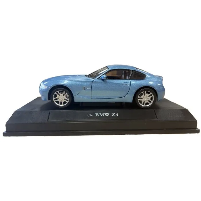 Cararama Voiture miniature de collection BMW Z4 - Bleu Métal - 1/24