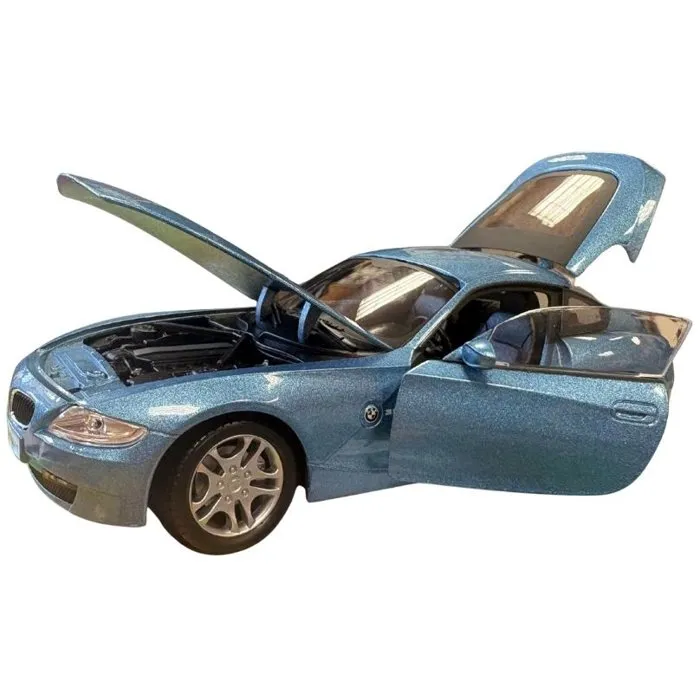 Cararama Voiture miniature de collection BMW Z4 - Bleu Métal - 1/24