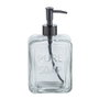 Wenko 24714100 Distributeur de savon Pure Soap en verre transparent, capacité 550 ml