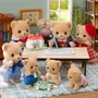 Sylvanian Families 5852 Le pique-nique gourmand des Ours Biscuit - Set de jeu avec figurines et accessoires
