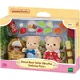 Sylvanian Families - Coffret Ours Biscuit 'Pique-nique Gourmand' avec figurines, panier, accessoires et couverture - Jeu d'imagination pour enfants dès 3 ans
