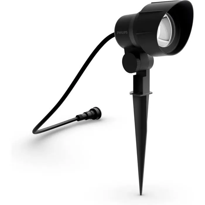 Philips GardenLink Spot Extérieur Basse Tension LED 1x6W 2700K IP44 Noir Philips GardenLink Spot Extérieur Basse Tension LED 1x6W 2700K IP44 Noir
