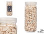 GIFTDECOR Bocal de décoration avec pierres métallisées 700g Crema 10-20 mm