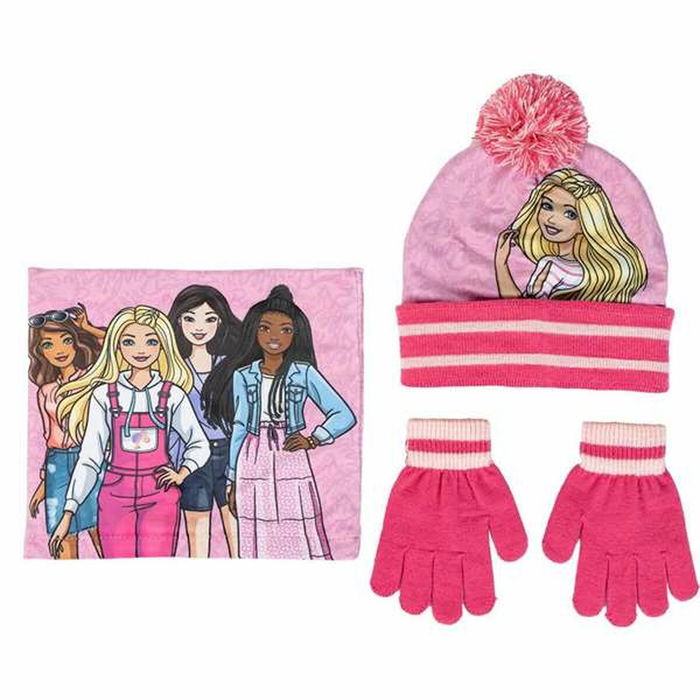 Bonnet, écharpe et gants Barbie 2-8 Ans Bonnet, écharpe et gants Barbie 2-8 Ans