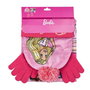 Cerdá Snood Barbie - Ensemble 3 pièces (bonnet, tour de cou et gants) pour enfant 2 à 8 ans (3 ans minimum)