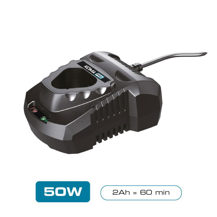 Chargeur de batterie Koma Tools 50 W 2 Ah Chargeur de batterie Koma Tools 50 W 2 Ah