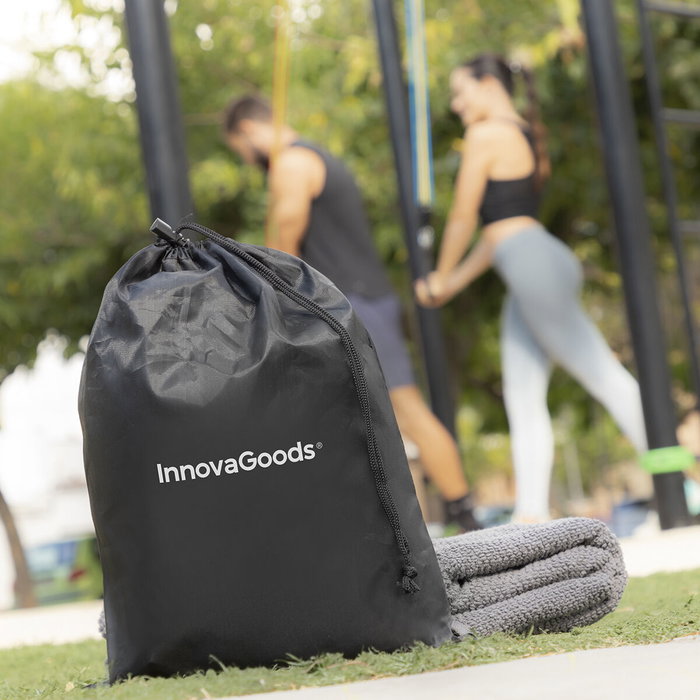 Pack Plateforme Vibrante avec Haut-parleur, Télécommande et Bandes de Résistance avec Guide d’Exercices InnovaGoods