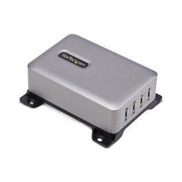 Startechcom Chargeur USB-C 240W 4 Ports GaN avec Montage Surface Bureau VESA Technologie Power Delivery