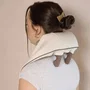 Livoo Masseur Shiatsu DOS201 pour cou et cervicales, 6 têtes, rechargeable