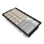 Emuca Kit de tiroir organisateur Hack pour module 900mm, Noir texturé