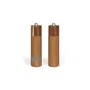 Livoo MEN425 - Set de 2 moulins à sel et poivre manuels, 40 ml, en bois d'acacia avec meule en céramique et mouture réglable