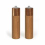 Livoo Set de 2 moulins à sel et poivre manuels MEN425 en bois d'acacia