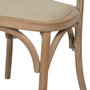 BigBuy Home Chaise de Salle à Manger Beige Naturel