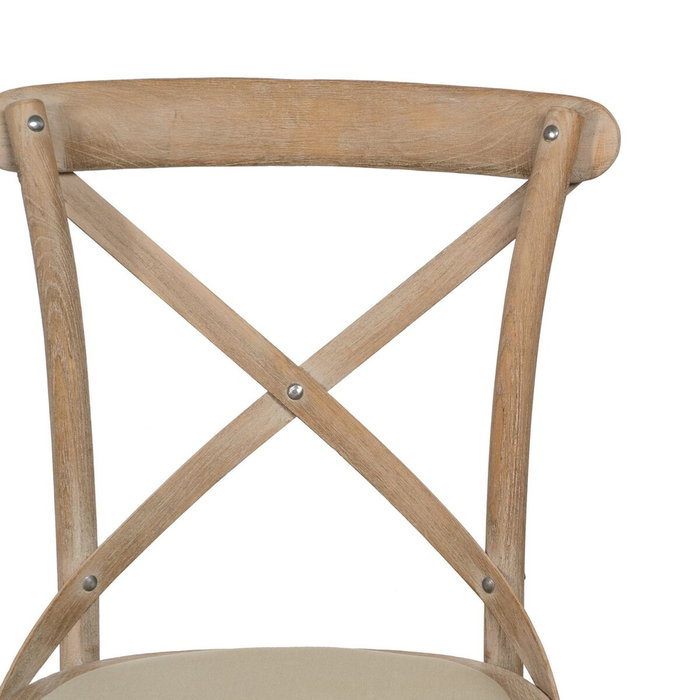 BigBuy Home Chaise de Salle à Manger Beige Naturel