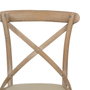 BigBuy Home Chaise de Salle à Manger Beige Naturel