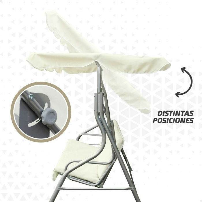 Balancelle Aktive 3 places Ivoire 180 x 107 x 160 cm