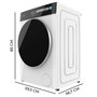 Lave-linge frontal Cecotec 10 kg 1400 rpm A Bolero DressCode 10900 Inverter 11 prog
