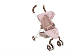 Muñecas Arias Poussette Silla Paseo Bear - Poussette Canne Enfant, Dimensions 29x53x60 cm, Hauteur Guidon 62 cm, À Partir de 36 Mois