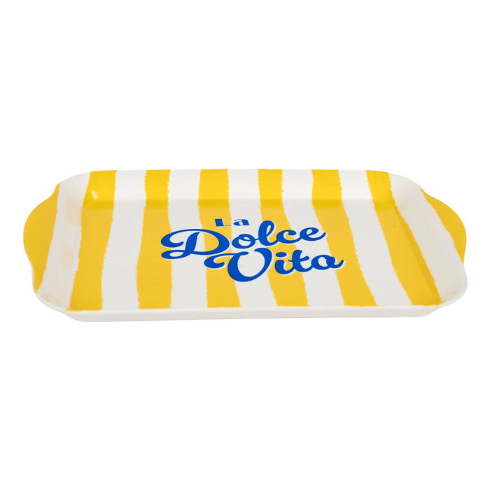 Home Deco Factory Bandeja Dolce Vita 21x14 cm Home Deco Factory Bandeja Dolce Vita 21x14 cm