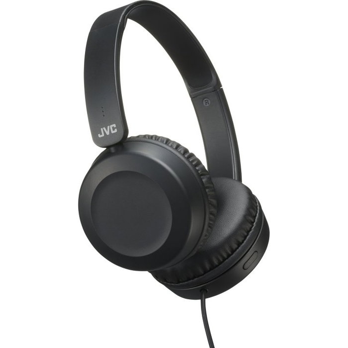 JVC HA-S31M-B Casque Audio Pliable avec Microphone Filaire 3.5mm Noir