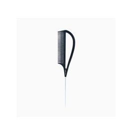 Bifull Peigne Séparateur de Mèches avec Manche et Pointe en Métal Noir pour Balayage, 24.2 cm